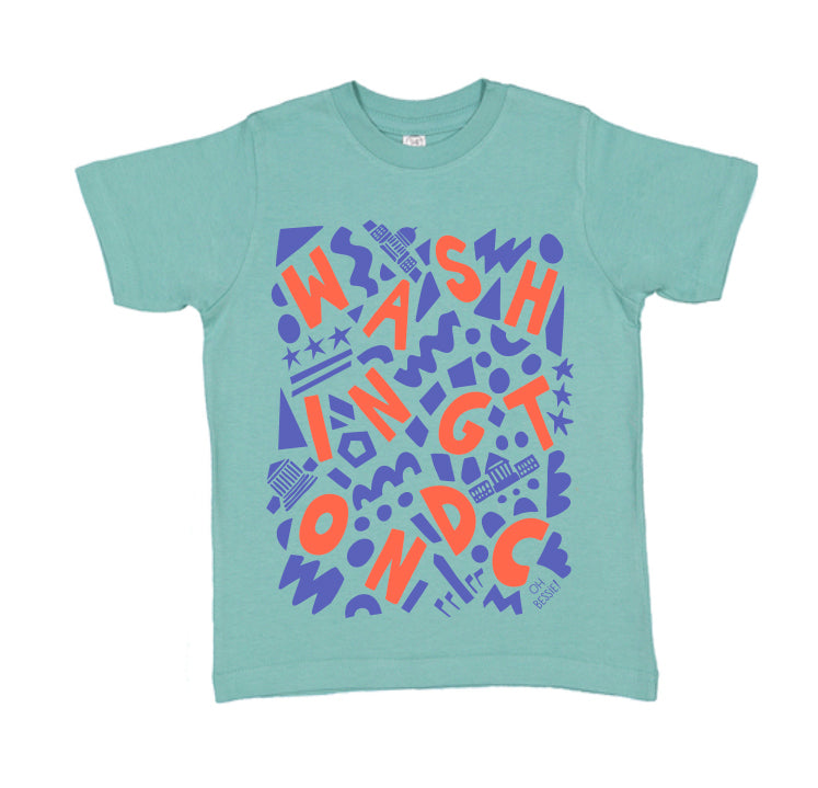 D.C. Scramble Tee — Teal D.C. Scramble Tee — Teal