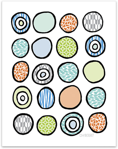Circles Print • 3 Colorways