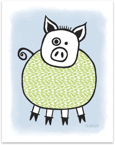 Piggie Print • 3 Colorways