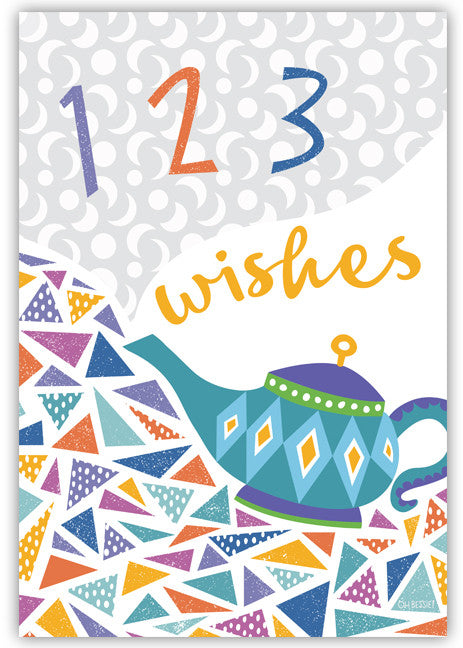 1, 2, 3 Wishes Wall Print 1, 2, 3 Wishes Wall Print