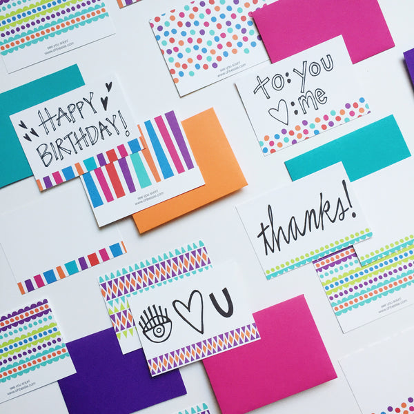 Gift Enclosure Cards • Pack of 8