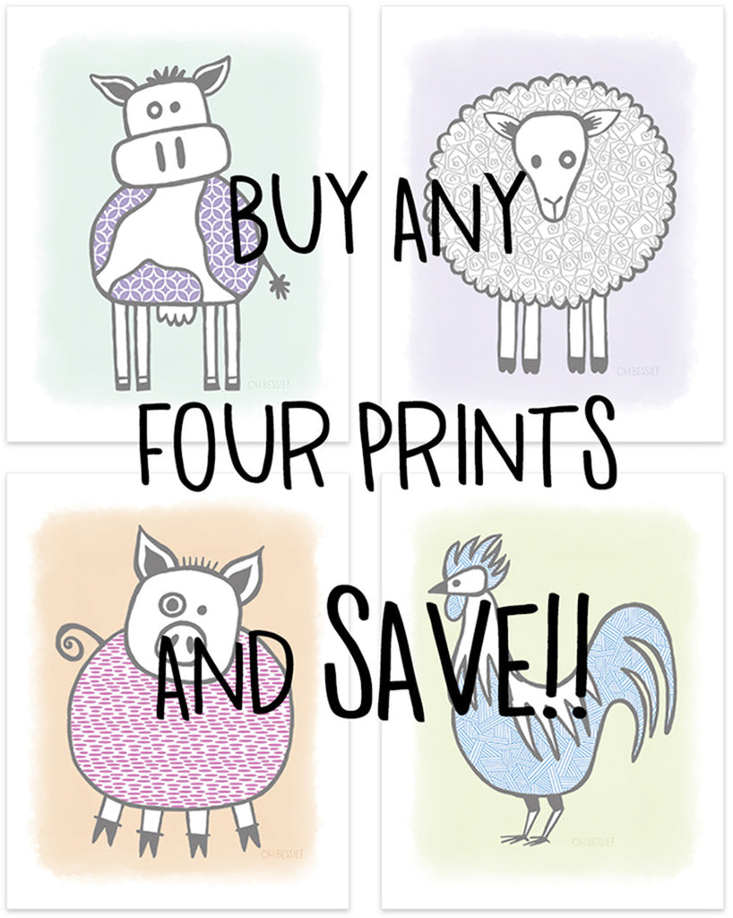 Save on Four Prints