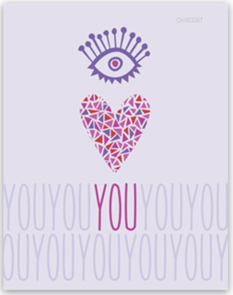 Eye Heart You Wall Print