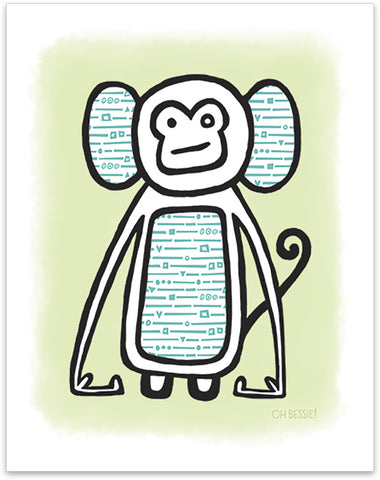 Monkey Print • 3 Colorways