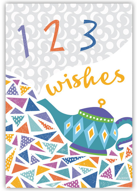 1, 2, 3 Wishes Wall Print